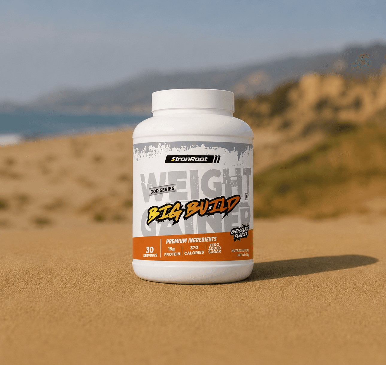 IronRoot mass gainer product display